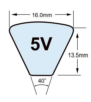 5V710 V-Belt - 71.0" Length