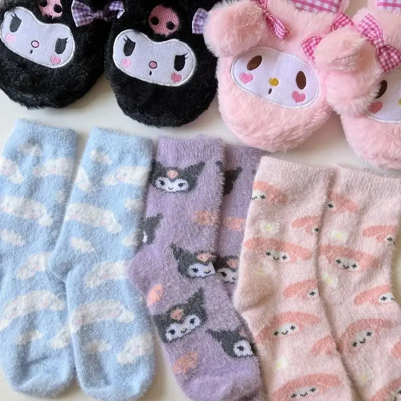 Anime Fluffy Plush Socks - Teenypets