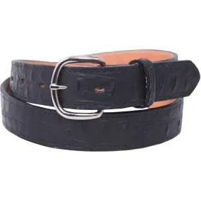 B642 - Black Gator Print Belt