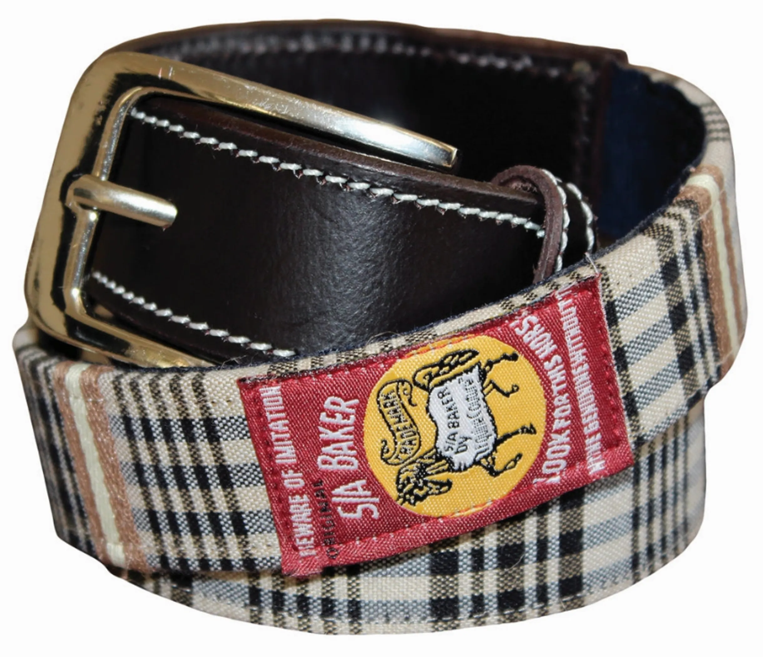 Baker Ladies Classic Plaid Belt