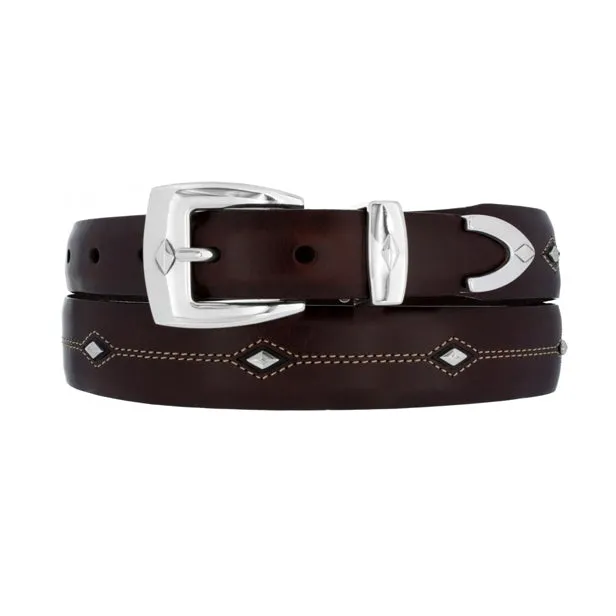 BRIGHTON - (P3503/P3507) Denver Diamond Belt (Black) (Brown)