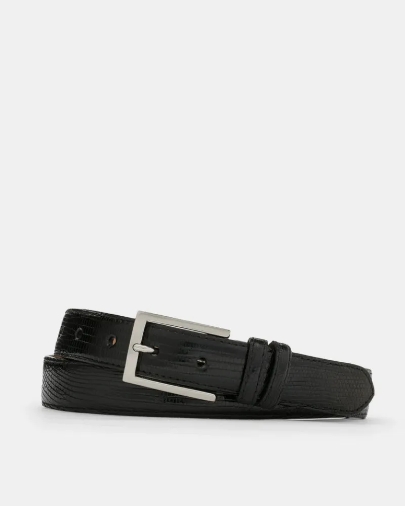 Classic Lizard Belt in Black