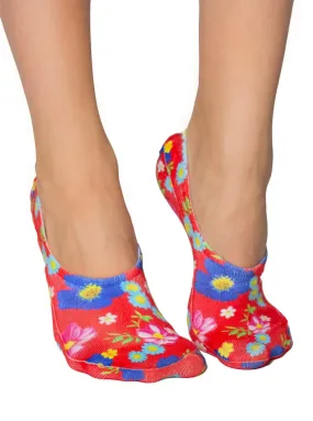 Floral Fun Liner Socks