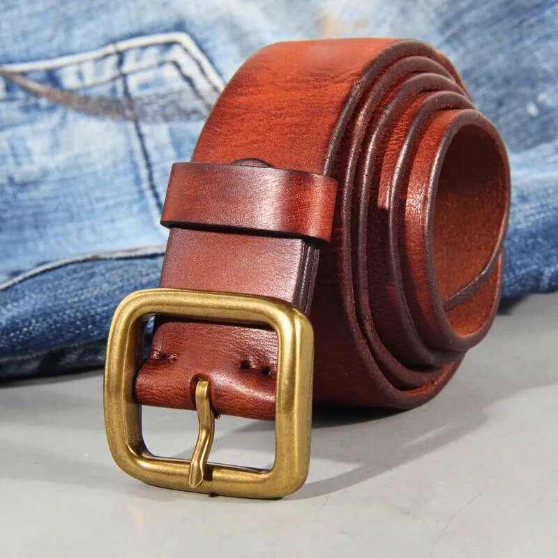 GENUINE COWHIDE LEATHER BELT