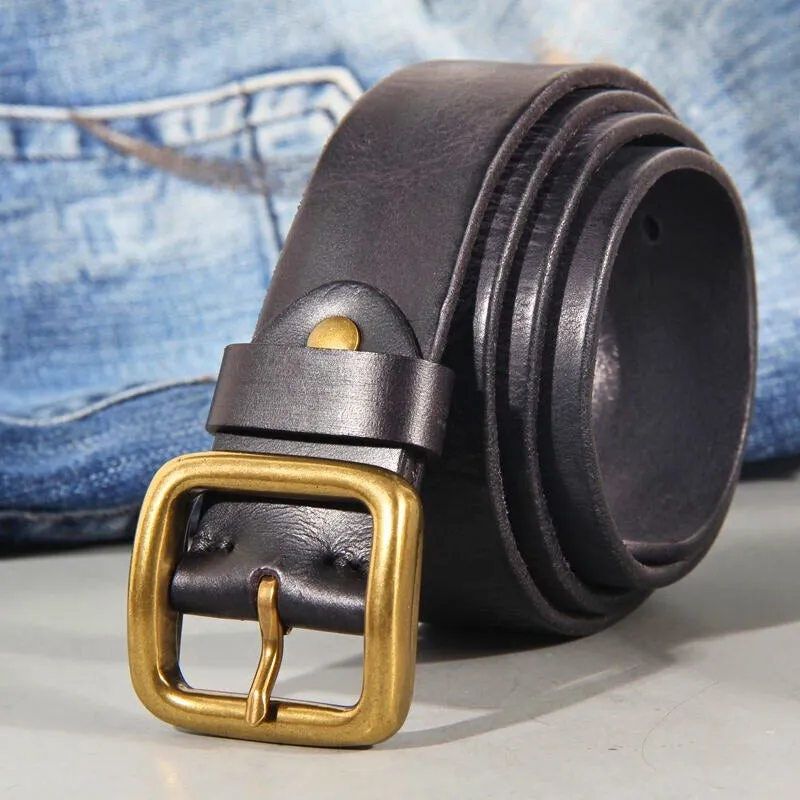 GENUINE COWHIDE LEATHER BELT