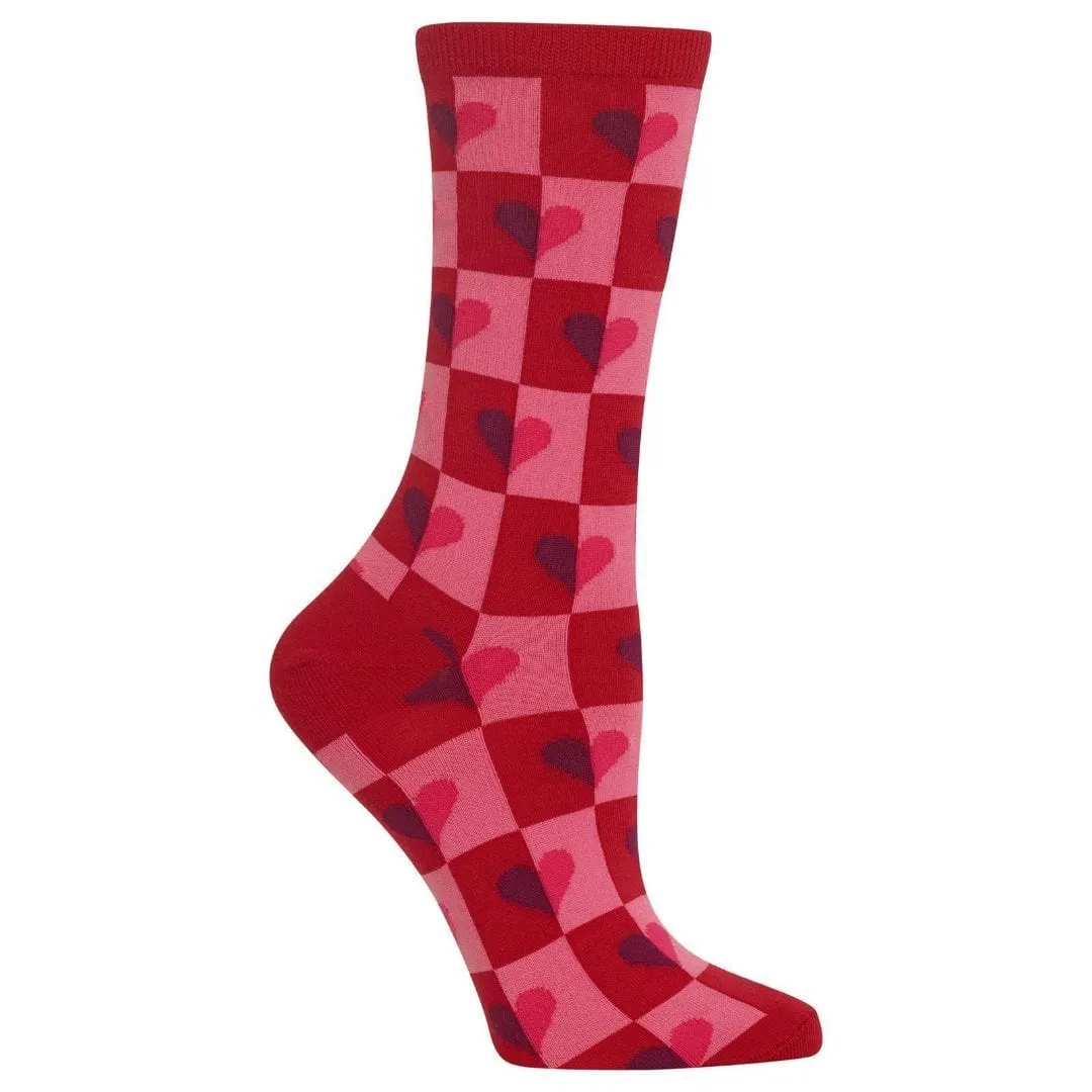 Half Hearts Socks Women's Crew Sock