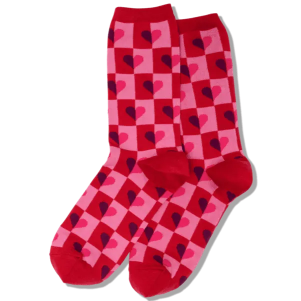 Half Hearts Socks Women's Crew Sock