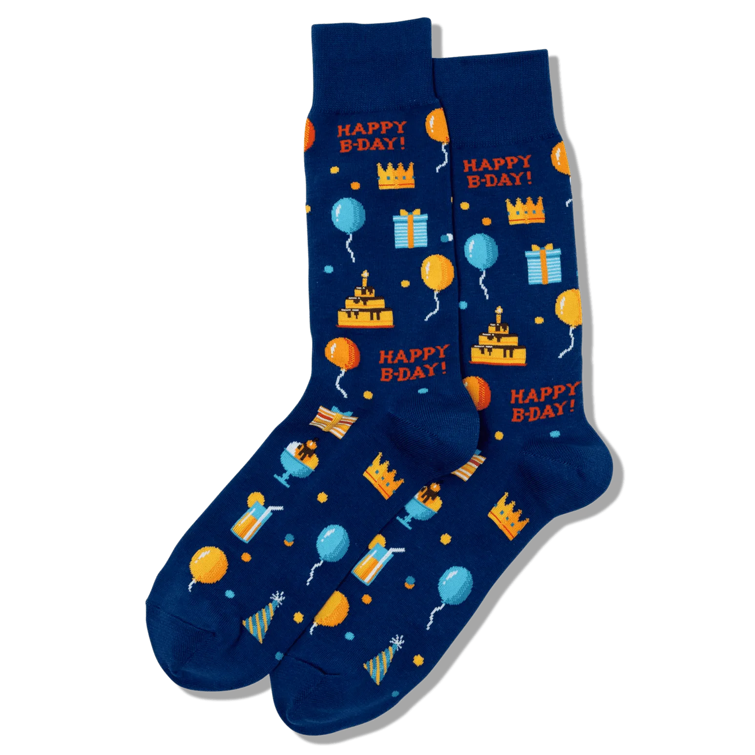 Happy Birthday Socks Men's Crew Sock