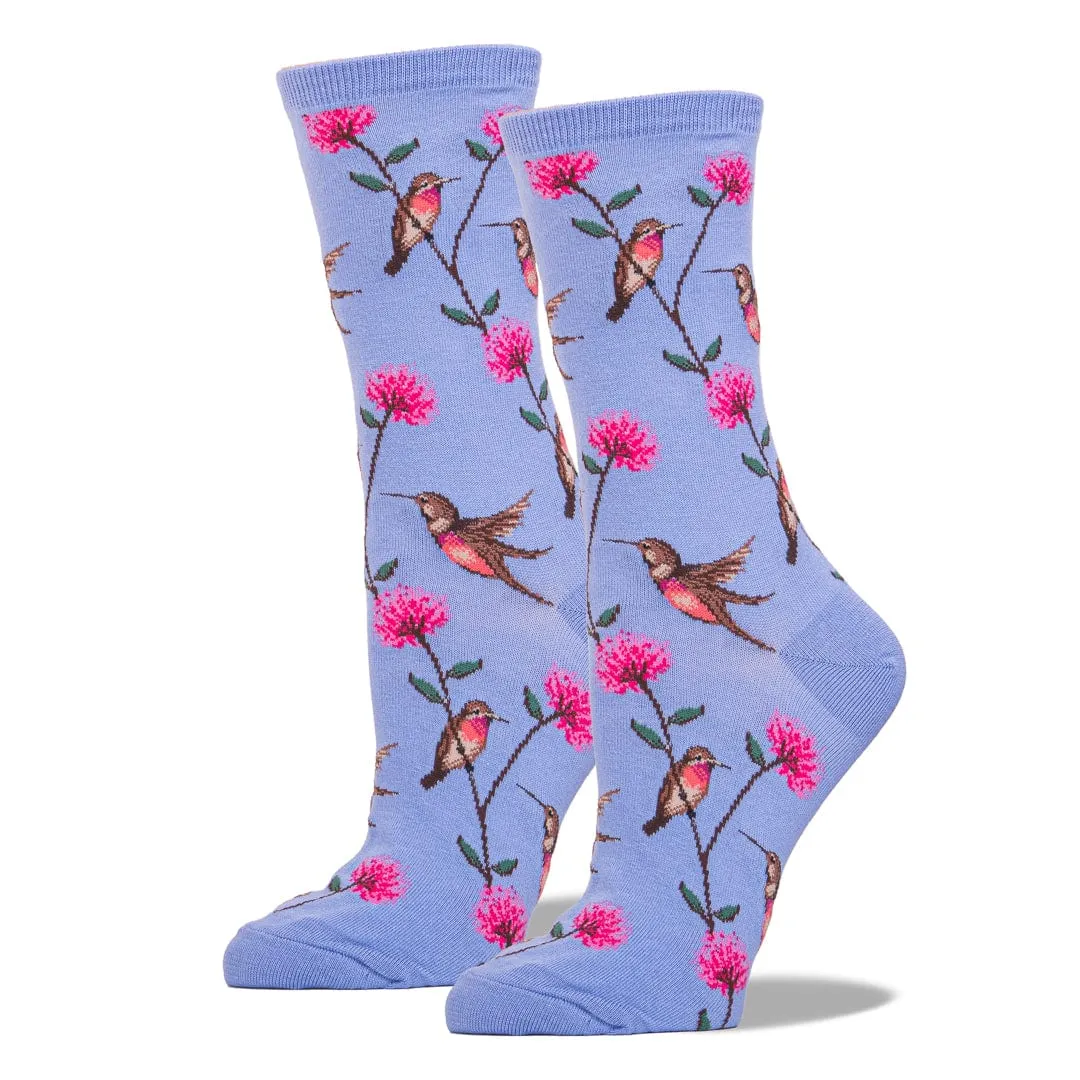 Hummingbirds Women's Crew Sock