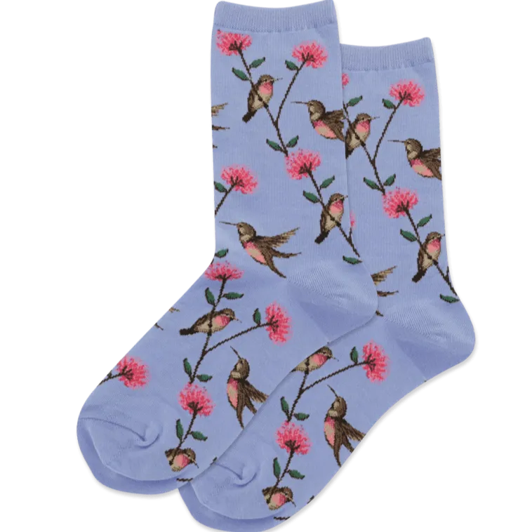 Hummingbirds Women's Crew Sock