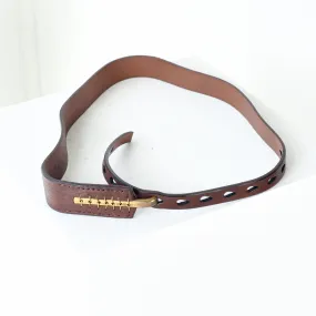 Johnny Farah Multi-hole Belt (brown)