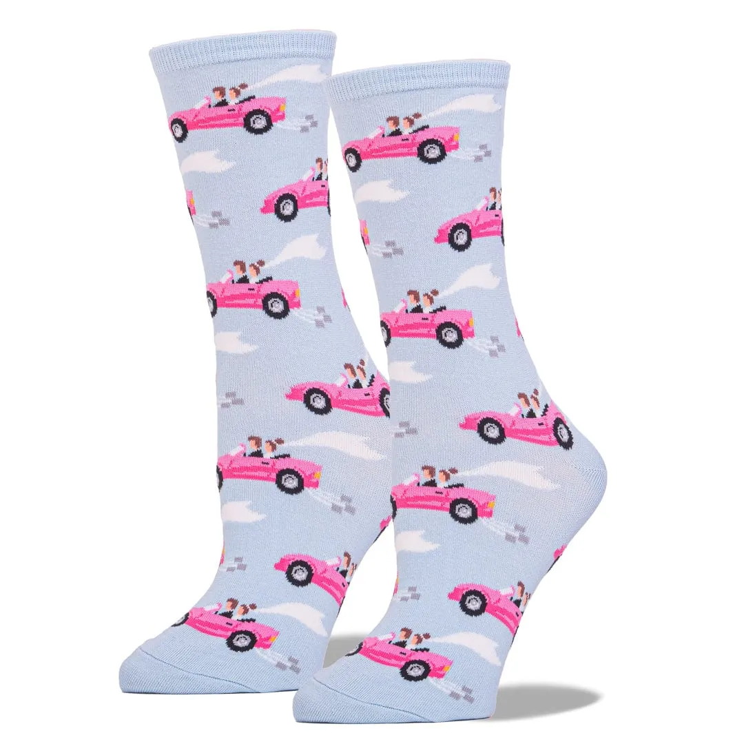 Just Married Crew Socks