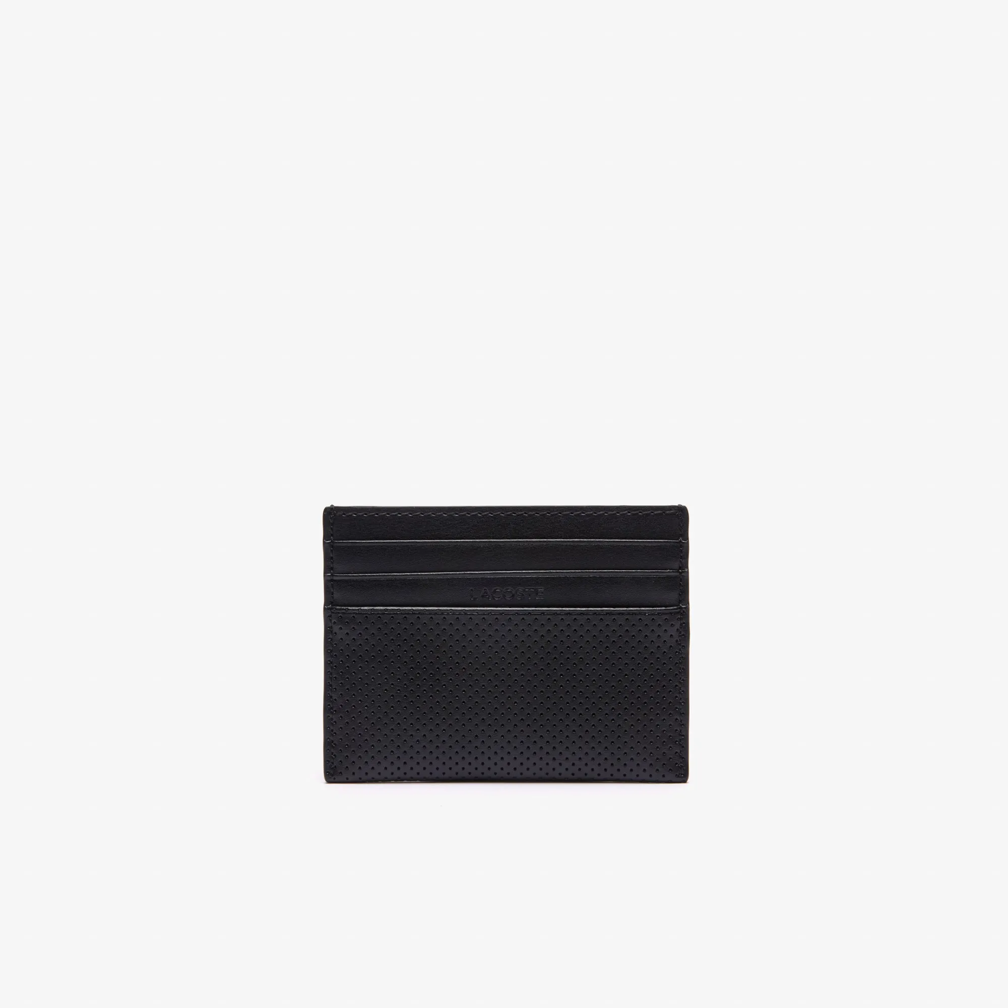 Lacoste Men's Leather Belt/Card Holder Gift Set