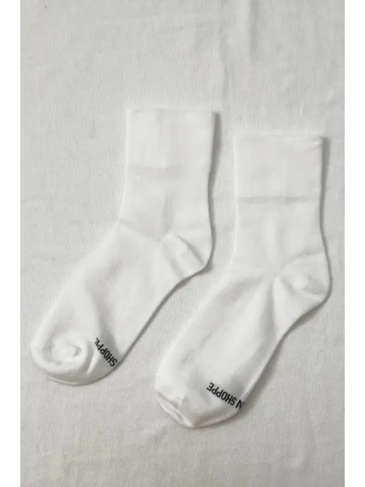 Le Bon Shoppe - Sneaker Socks (Classic White)