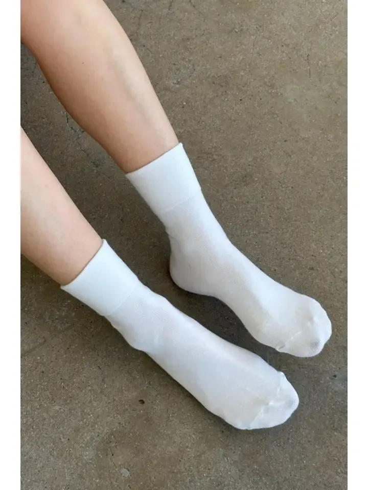 Le Bon Shoppe - Sneaker Socks (Classic White)