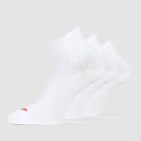 MEN-SMOOTHY-SOCKS(WHITE) 3 PAIRS