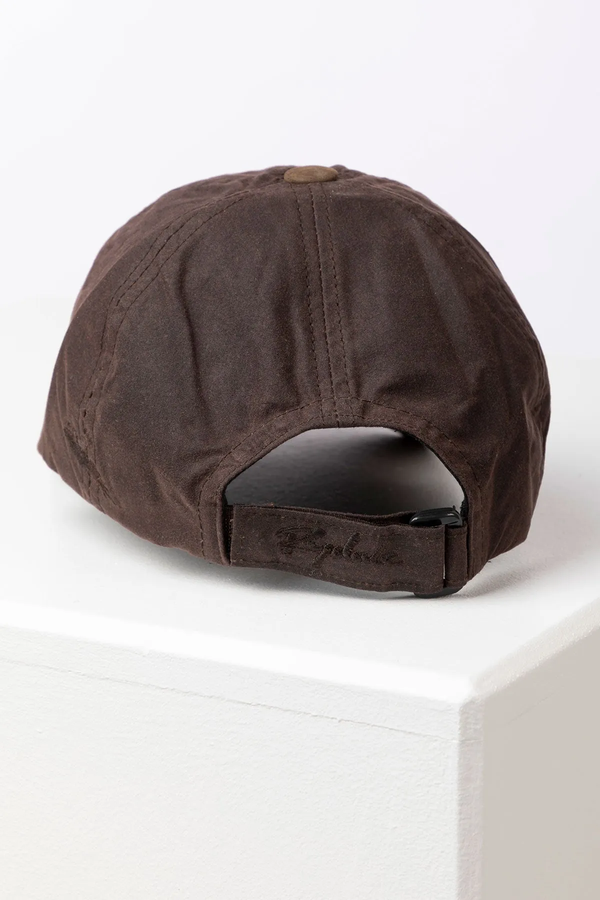 Men's Wax Baseball Cap with Nubuck Peak - Danby