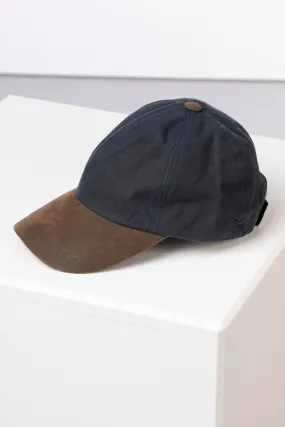 Men's Wax Baseball Cap with Nubuck Peak - Danby