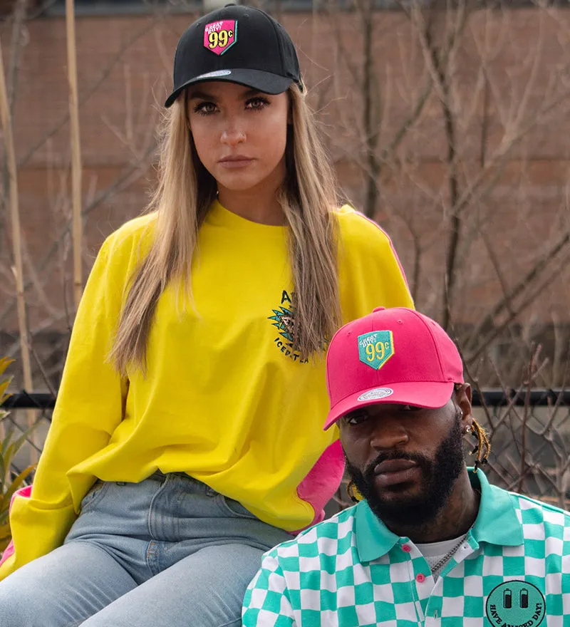 Mitchell & Ness Flexfit Hats - Pink