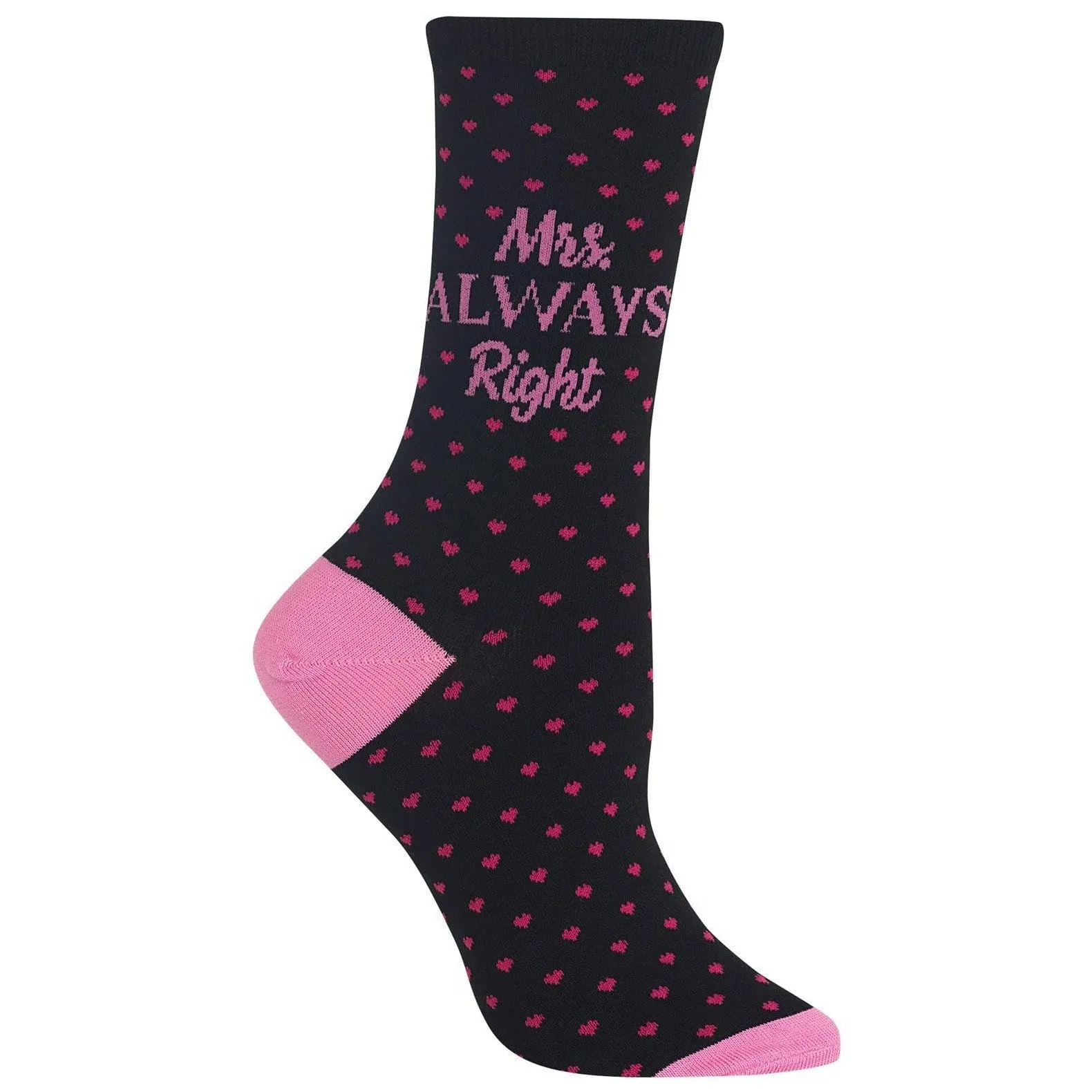 Mrs. Always Right Women's Crew Socks