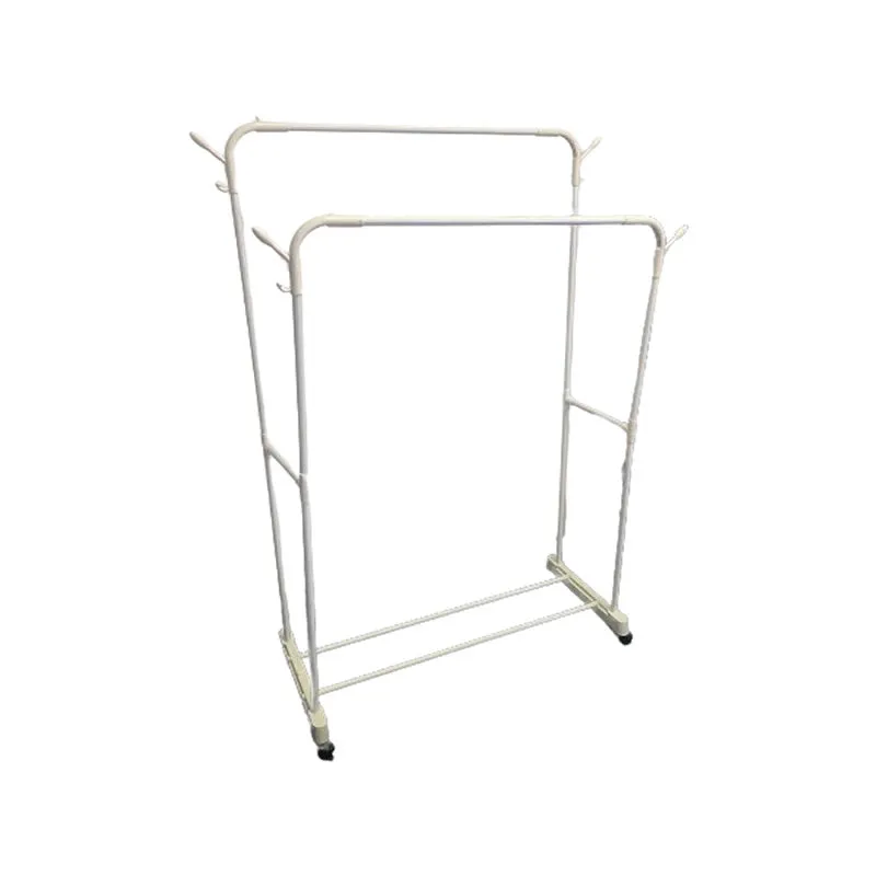 Multi-Functional Rack With Double Rods For Hanging Clothes And Hats Rk-39