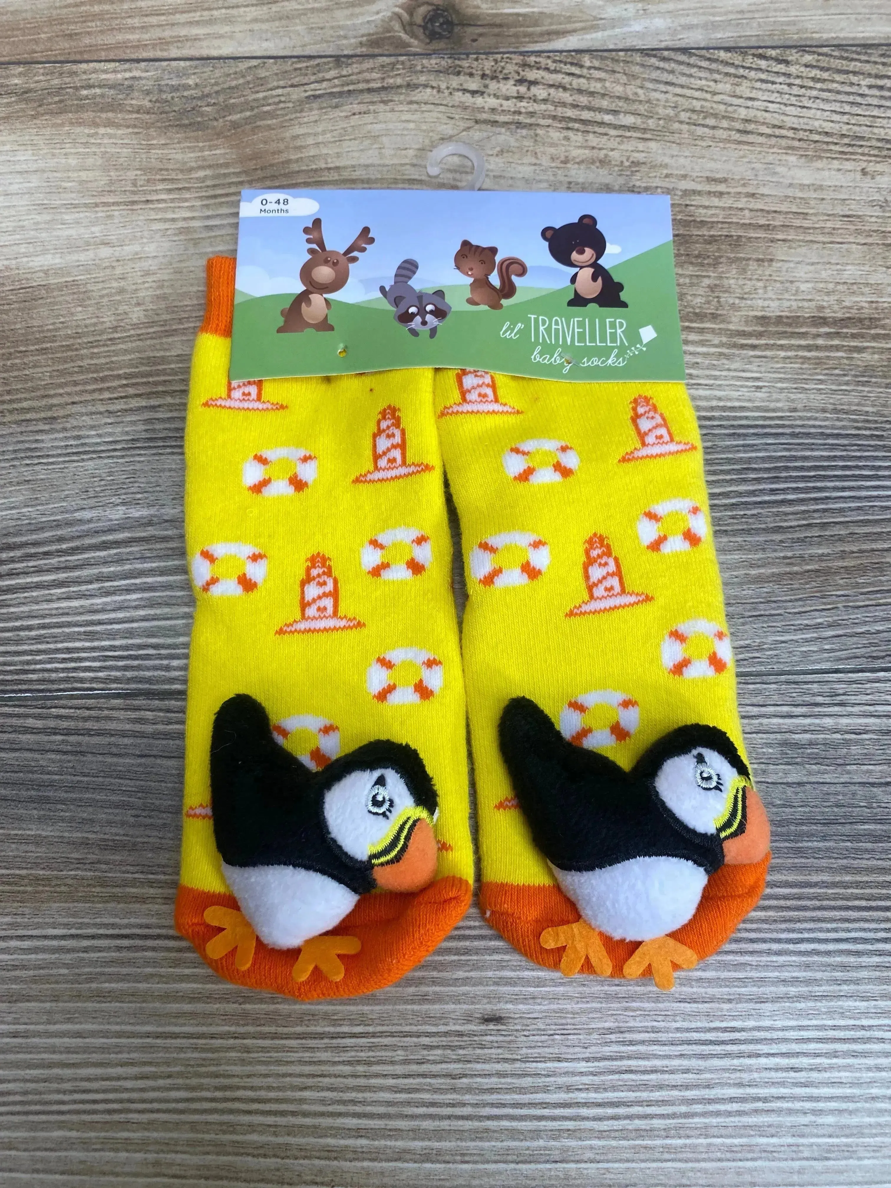 NEW Messy Moose Socks Baby Socks Puffin Sz 6-48m