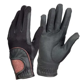 Ovation Pro-Grip Rose Gold Ladies Riding Gloves