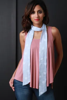 Pastel Polka Dot Scarf