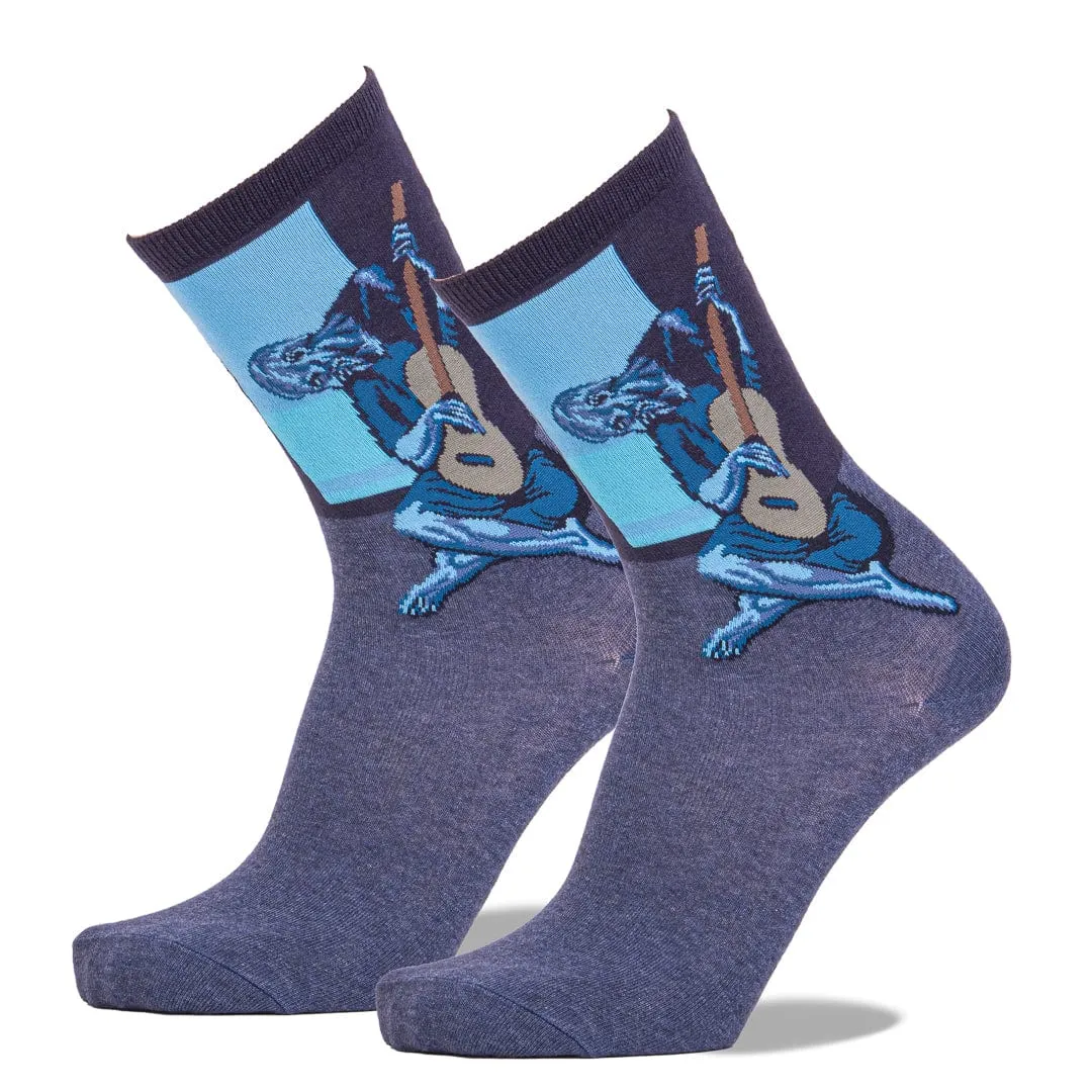 Picasso's Old Guitarist Socks Women's Crew Sock