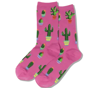 Potted Cactus Women's Crew Socks