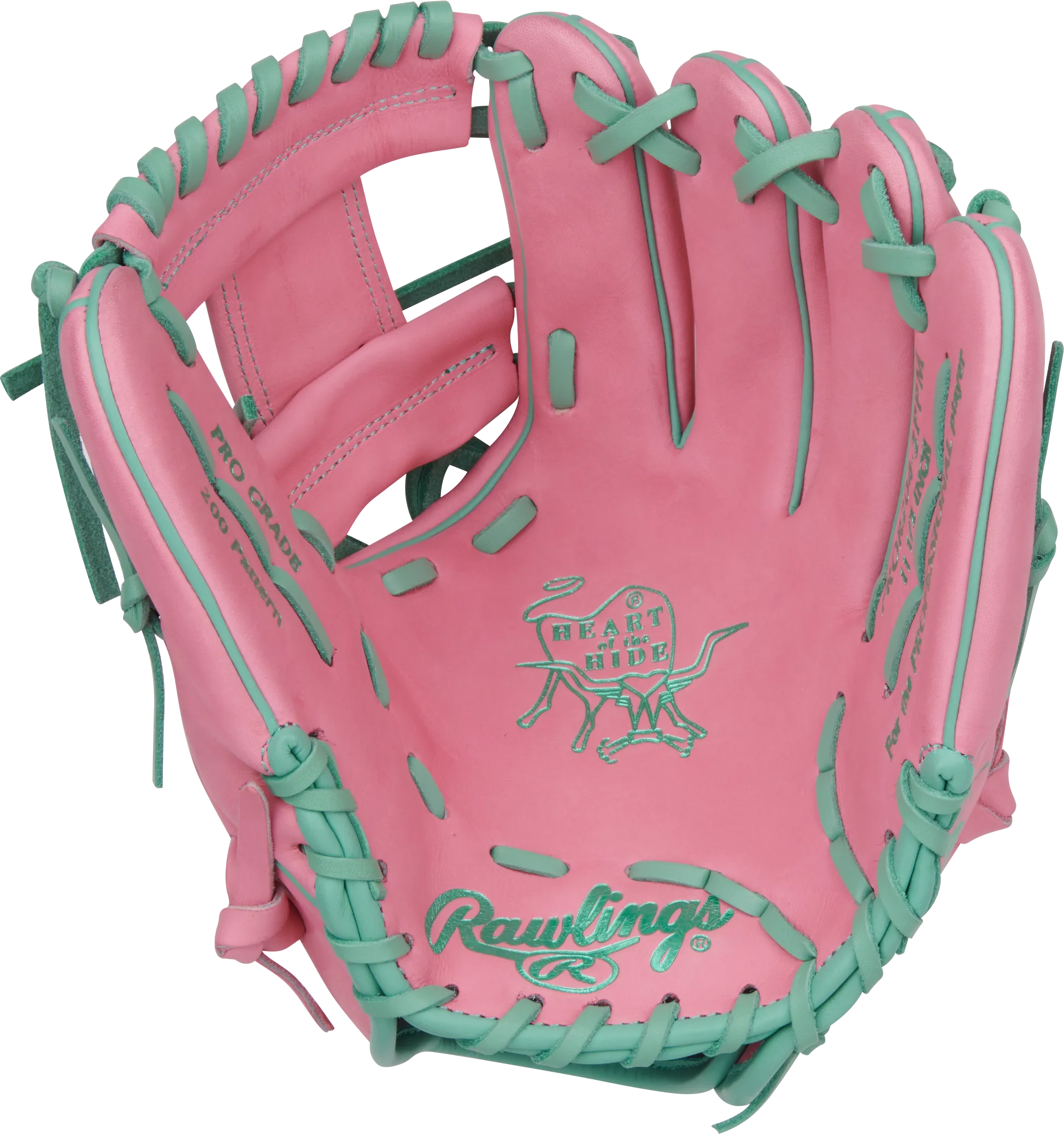 Rawlings Heart of the Hide Vibrant Series 11.5" Infield Glove: PROR204-2PPM