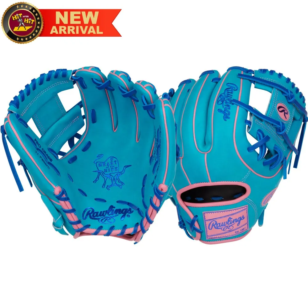 Rawlings Heart of the Hide Vibrant Series 11.5" Infield Glove: PROR314-2TEP