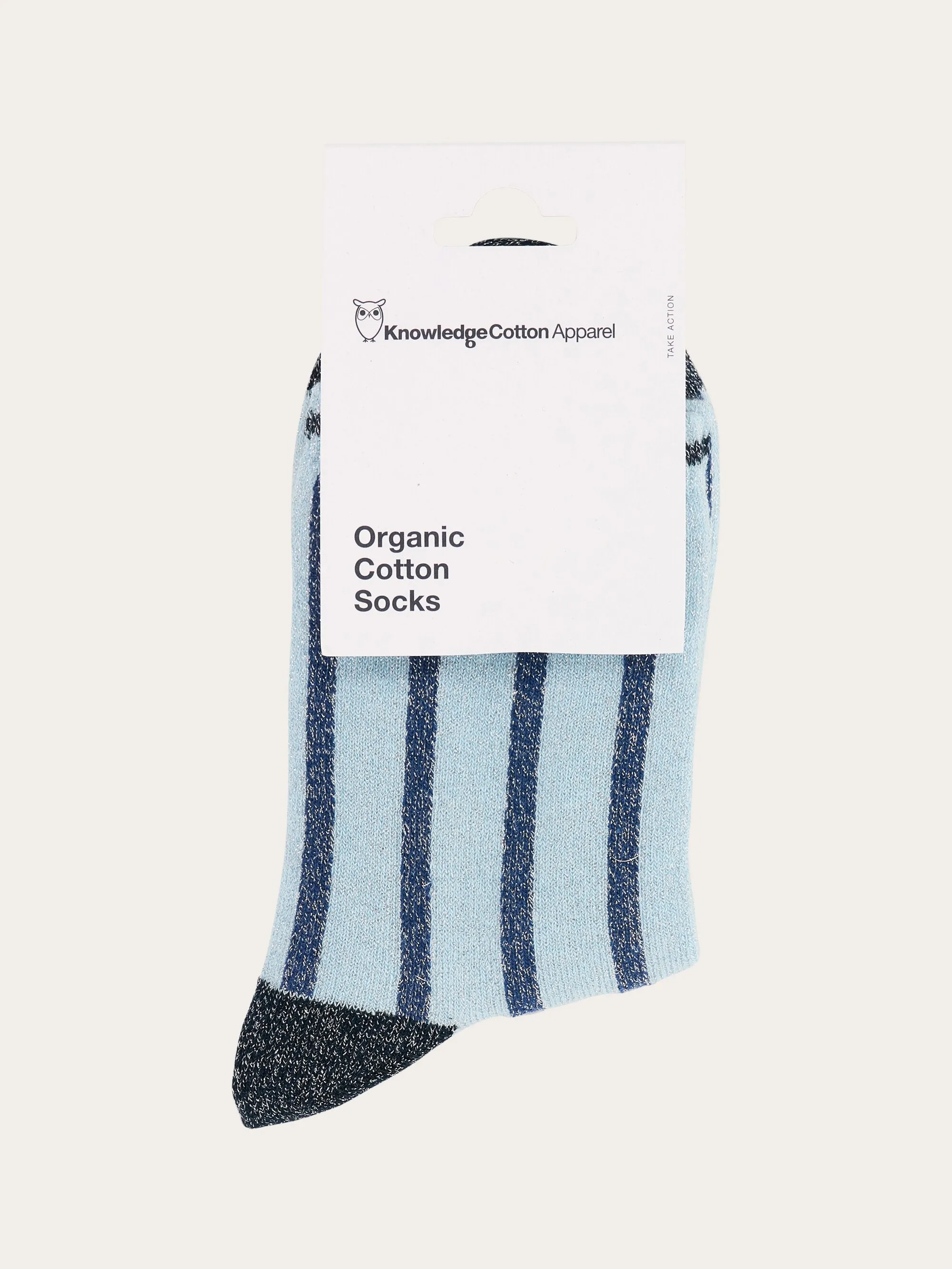 Single pack glitter dot socks - Airy Blue