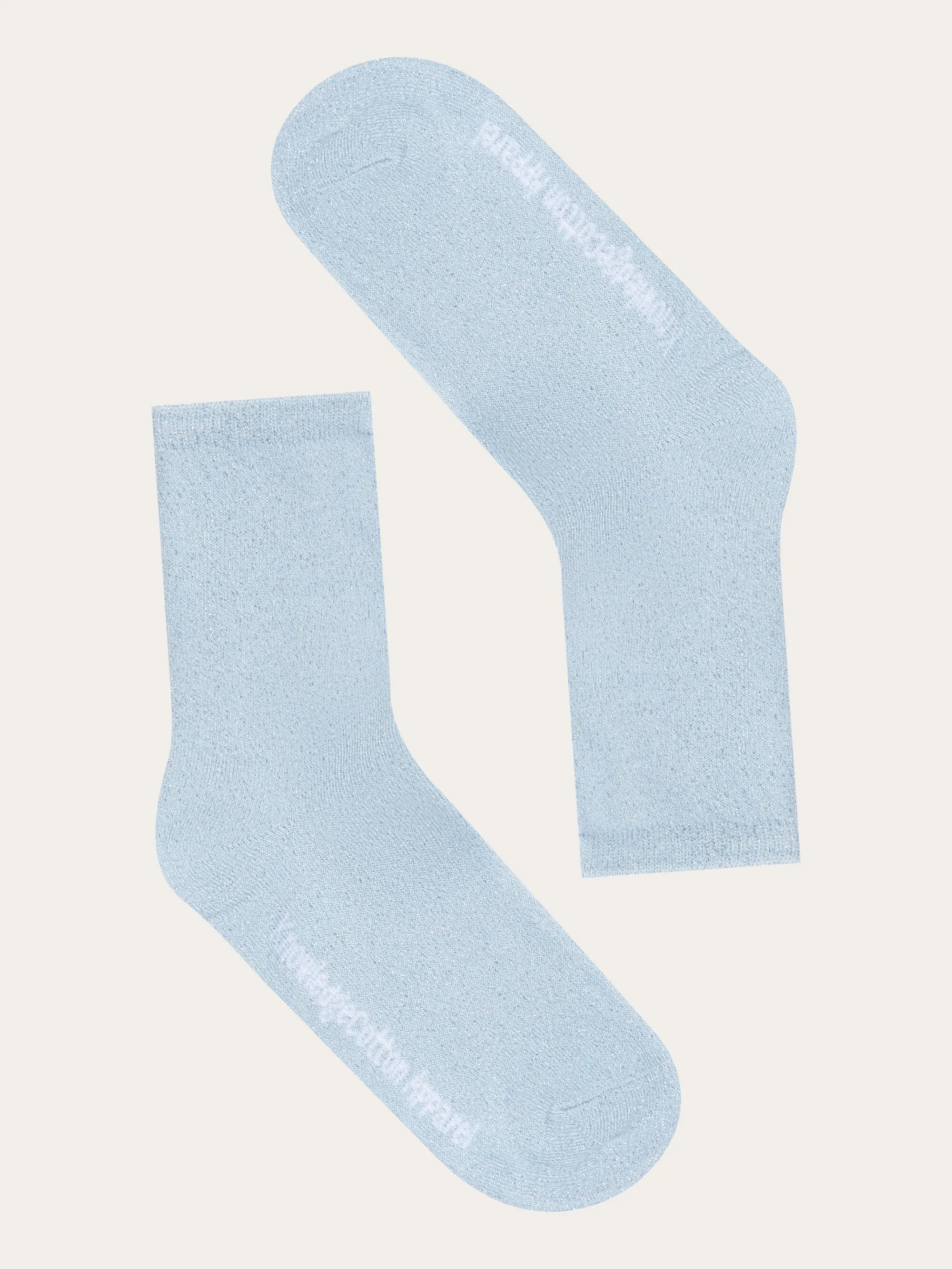 Single pack glitter socks - Airy Blue