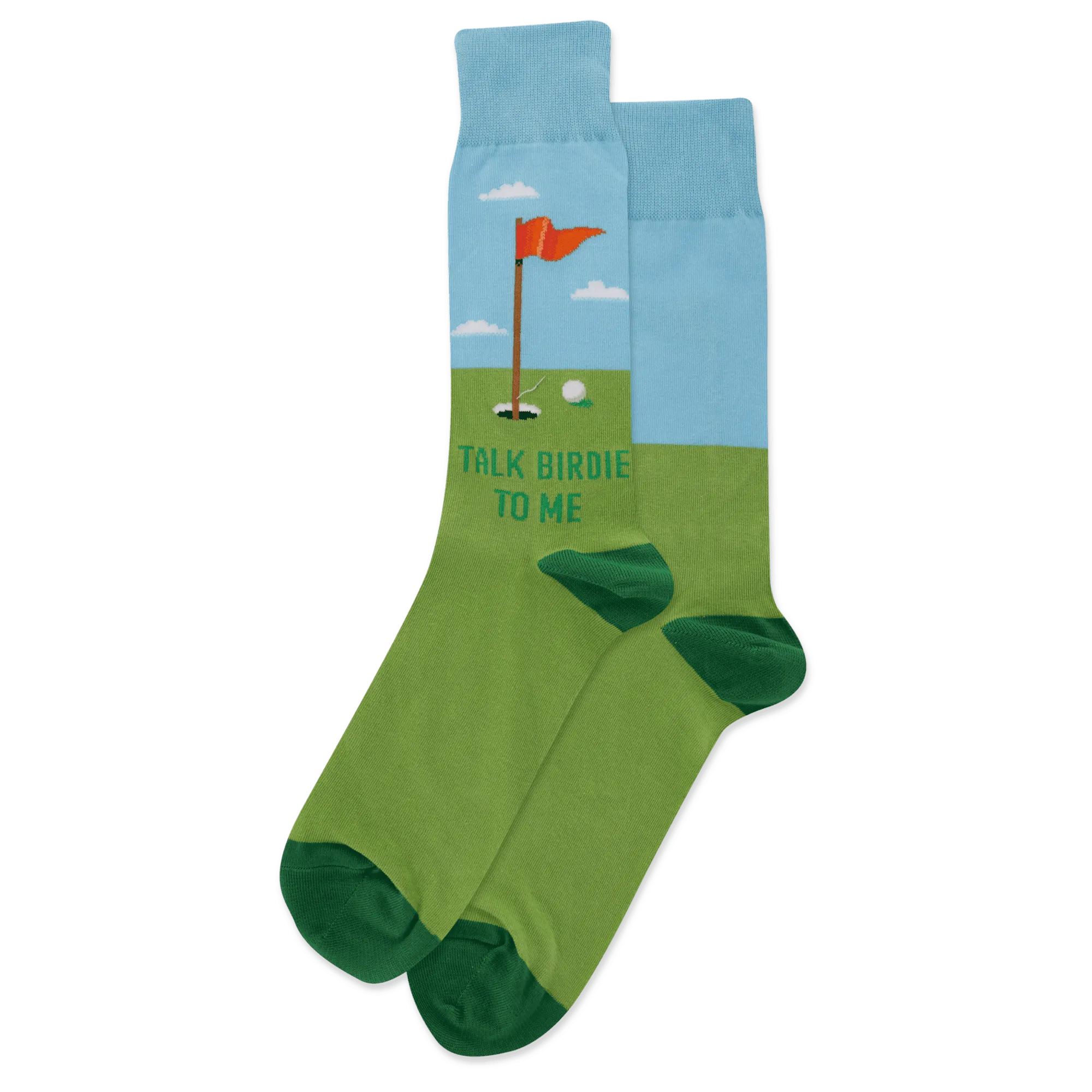 Talk Birdie To Me Men's Crew Socks