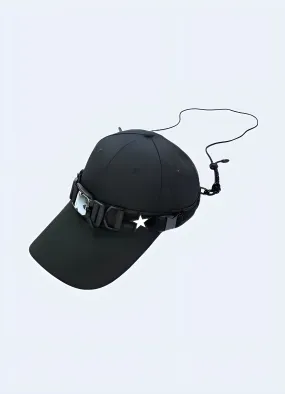 Techwear Buckle Pocket Functional Baseball Cap