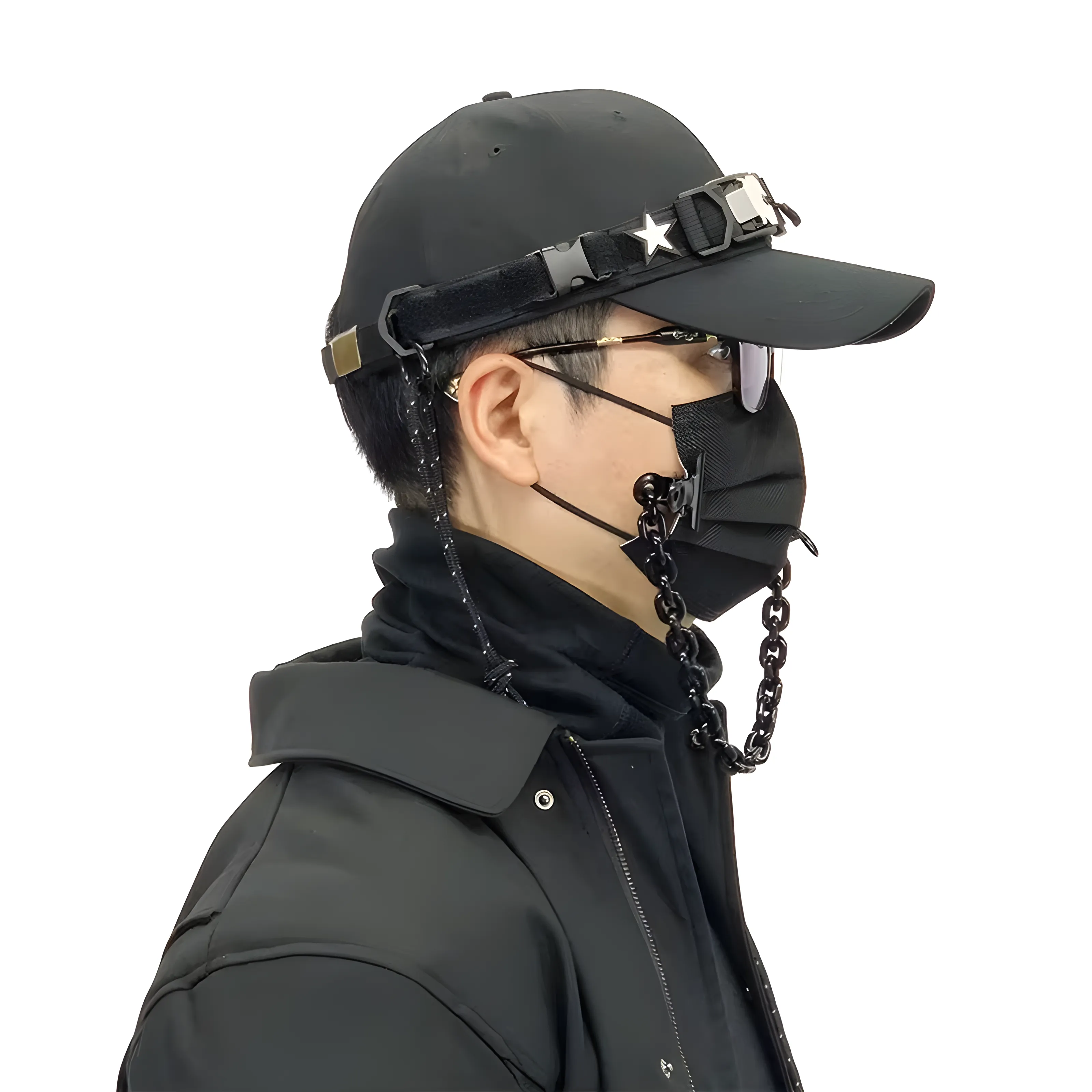 Techwear Buckle Pocket Functional Baseball Cap