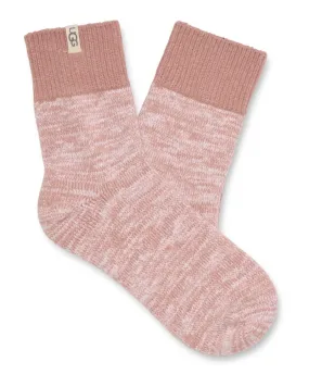 UGG Blush Rib Knit Slouchy Quarter Socks